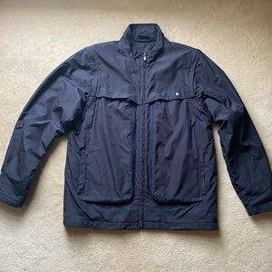 BMW Sympatex Windmaster Black Jacket Large 2 in 1 Detachable Sleeves Pockets